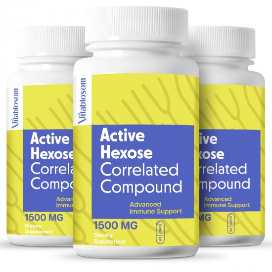 Vitablosom Active Hexose Correlated Compound Natural Mushroom Supplement 1500mg, 270 Capsules Vitablosom Active Hexose Correlated Compound Natural Mushroom Supplement 1500mg, 270 Capsules