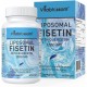 Vitablossom Liposomal Fisetin with Quercetin 1200mg/ 60 Softgels, High Absorption Antioxidant Flavonoid Vitamin Supplement