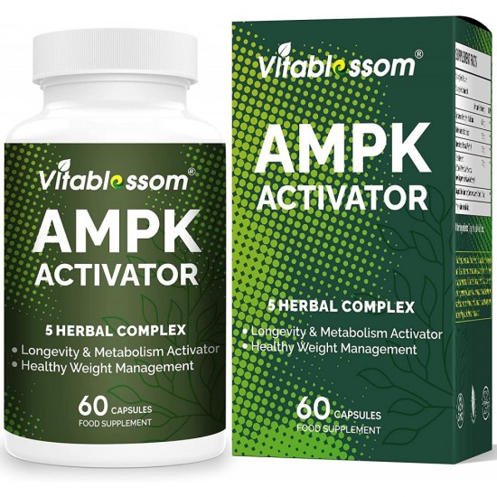 Vitablossom Premium Grade Jiaogulan Gynostemma+ Berberine, AMPK Activator Supplement 60 capsules Vitablossom Premium Grade Jiaogulan Gynostemma+ Berberine, AMPK Activator Supplement 60 capsules