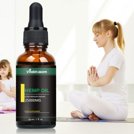 Vitablossom Hemp Oil Drops, 25000mg 83% 30ml Vitablossom Hemp Oil Drops, 25000mg 83% 30ml