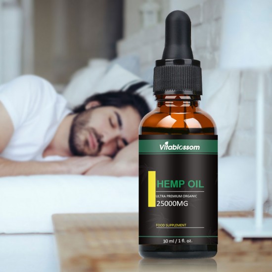 Vitablossom Hemp Oil Drops, 25000mg 83% 30ml Vitablossom Hemp Oil Drops, 25000mg 83% 30ml