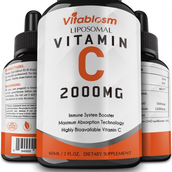 Vitablossom Maximum Absorption Liposomal Vitamin C 2000mg