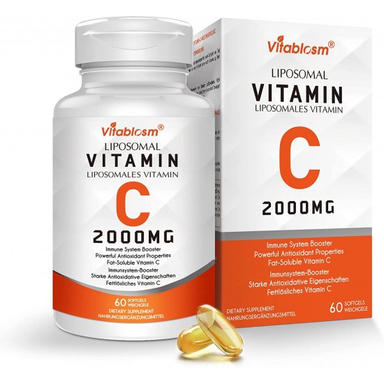 Vitablossom Superior Absorption Liposomal Vitamin C Softgels 2000mg